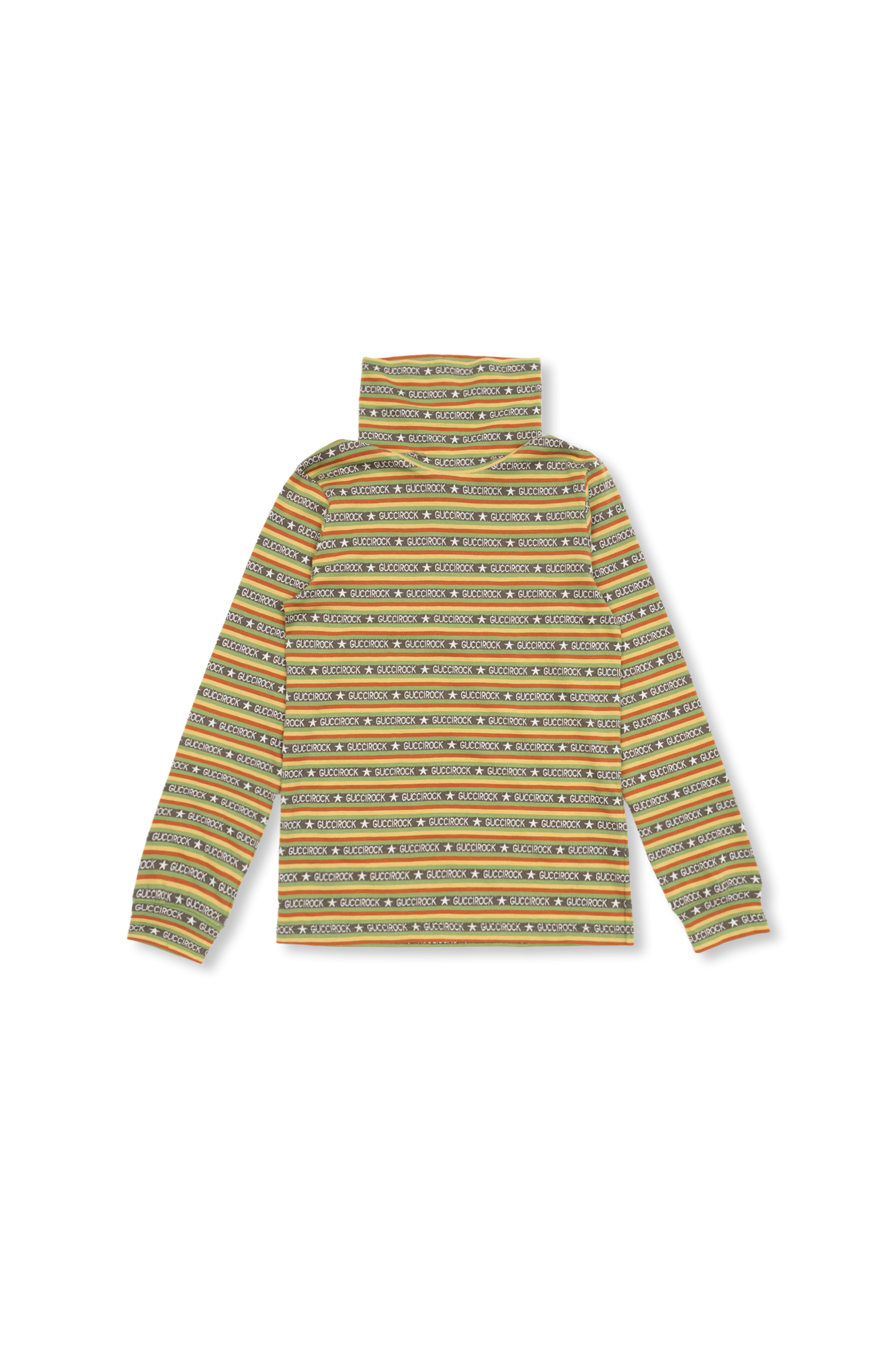 gucci gris Kids Turtleneck sweater with logo