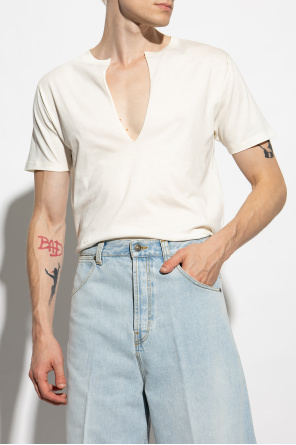 Gucci T-shirt with open neck