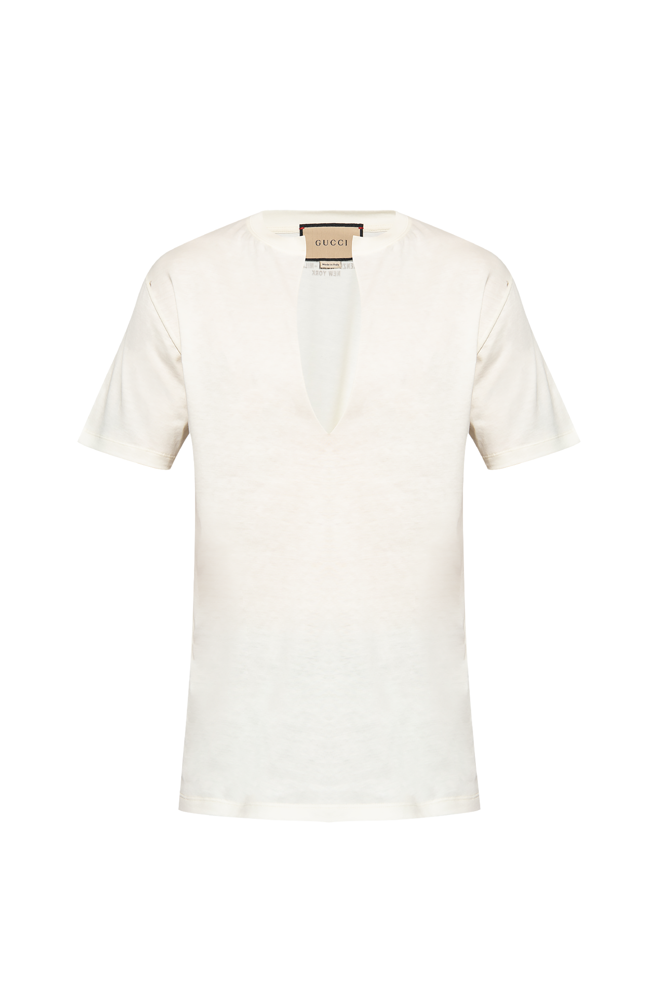 Gucci T-shirt with open neck | Men's Clothing | Vitkac