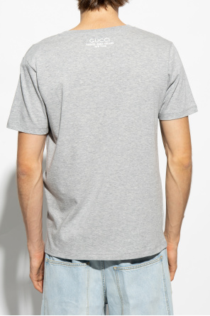 Gucci T-shirt z rozciętym dekoltem