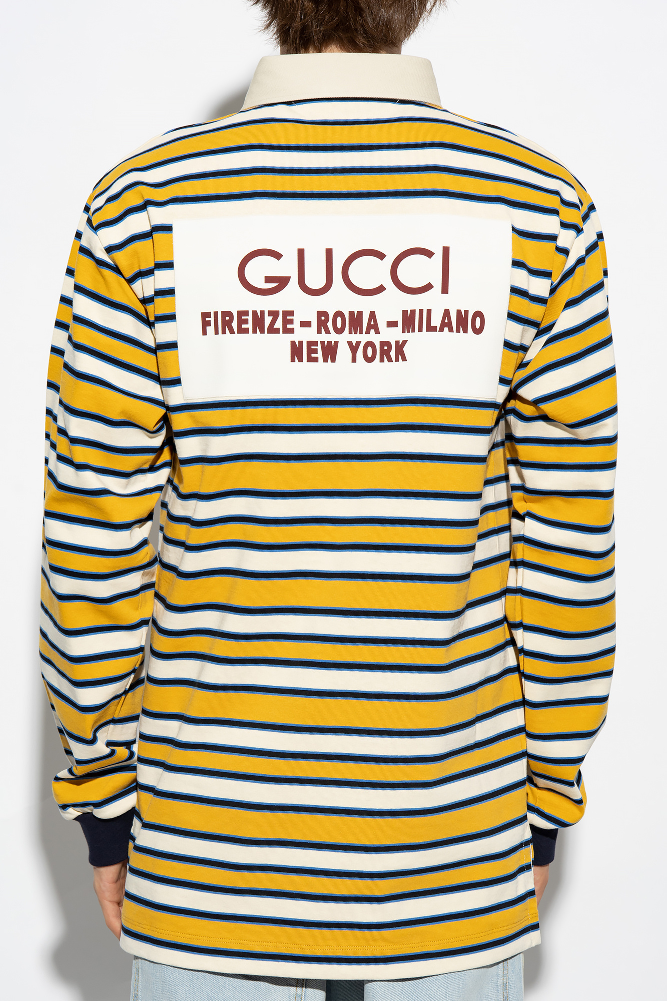 Multicolour Polo shirt with long sleeves Gucci - Vitkac Germany