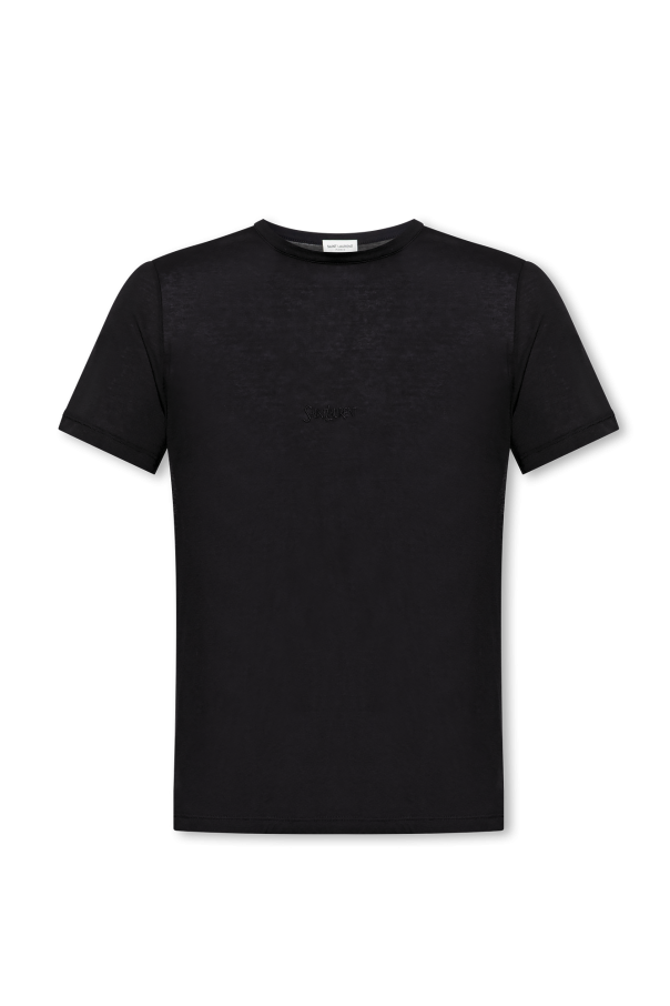 Saint Laurent Bawełniany t-shirt