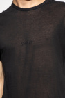 Saint Laurent BLACK Cotton T-shirt