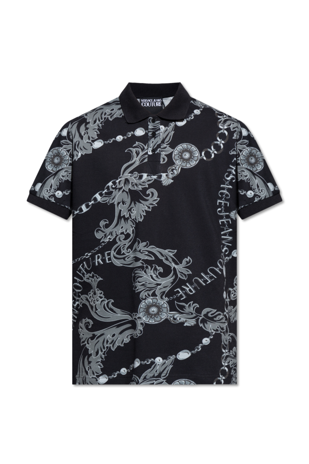 Versace Jeans Couture Polo Manga with logo