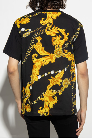 Versace Jeans Couture T-shirt with 'Chain Couture' pattern
