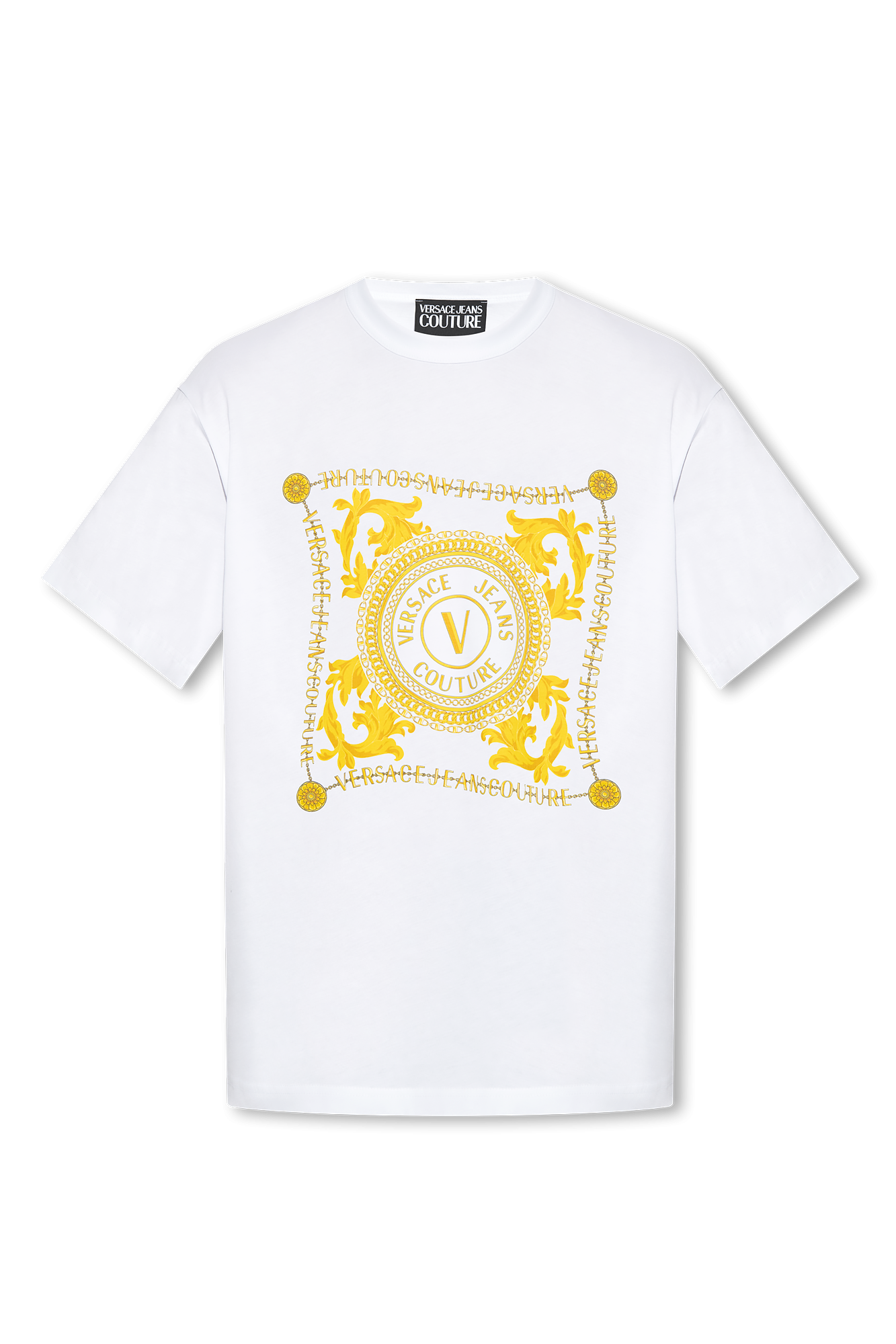 White Printed T-shirt Versace Jeans Couture - Vitkac Italy