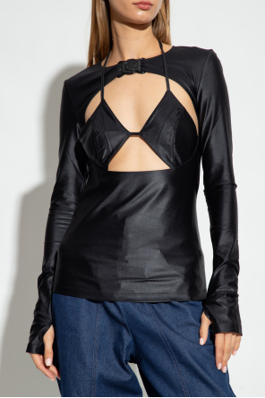 Versace Jeans Couture Cut-out top
