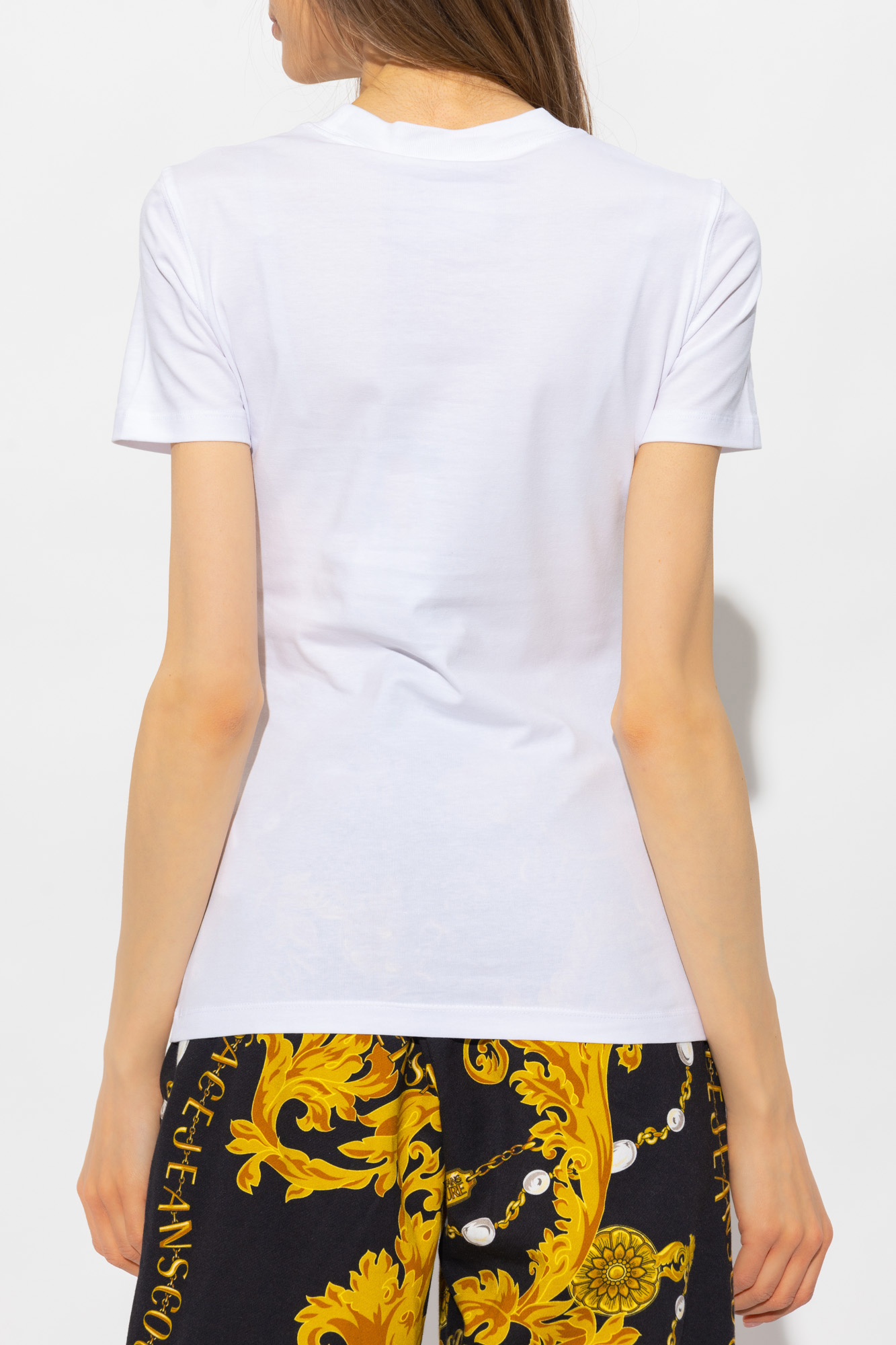 shirt - Women's Clothing - Brandit T-shirt Met Korte Mouwen, Versace Jeans  Couture Printed T