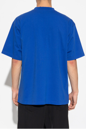 Balenciaga patchwork plaid long-sleeve shirt