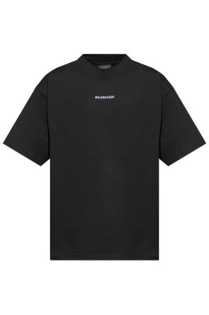 T-shirt with embroidered logo