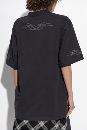 Balenciaga T-shirt z nadrukiem