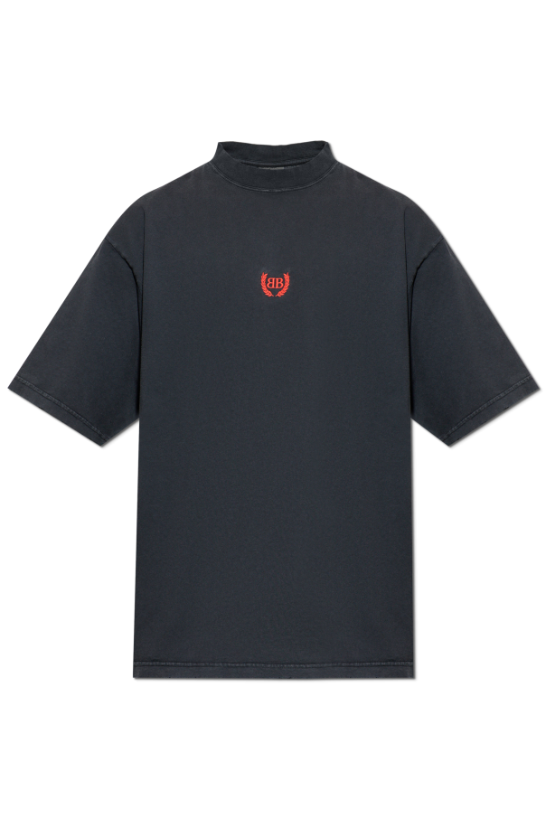 T-shirt with embroidered logo, zdjęcie 1 T-shirt with embroidered logo od Balenciaga