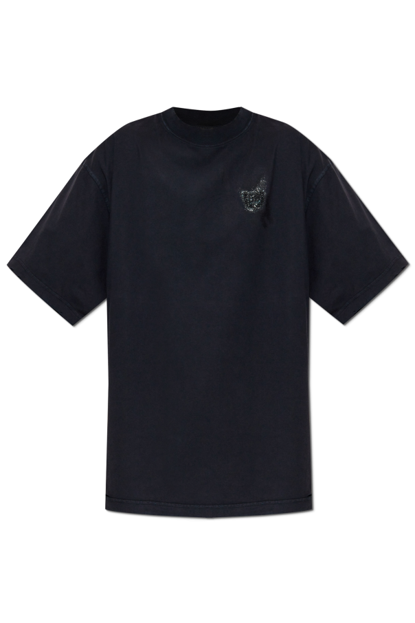 T-shirt with vintage effect od Balenciaga