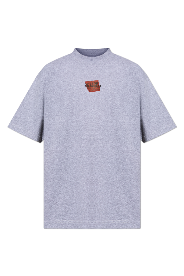 T-shirt with printed logo od Balenciaga