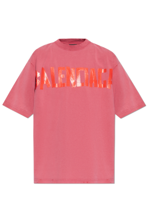 T-shirt with printed logo