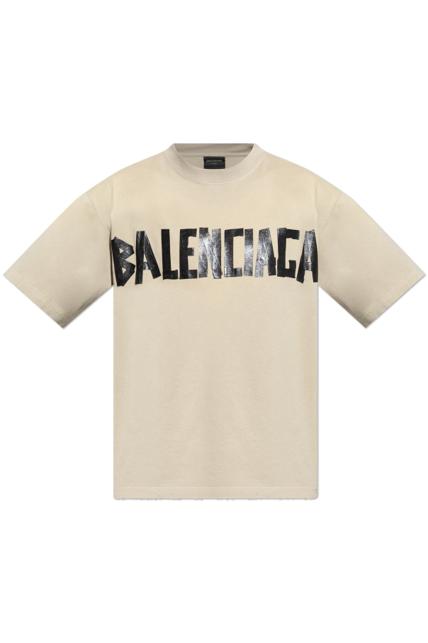 T-shirt with a vintage effect od Balenciaga