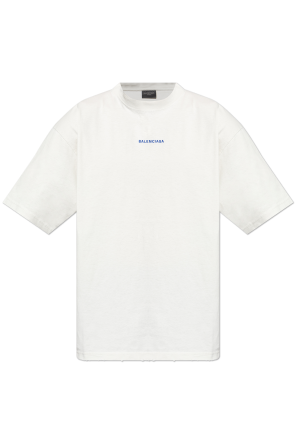 T-shirt with embroidered logo