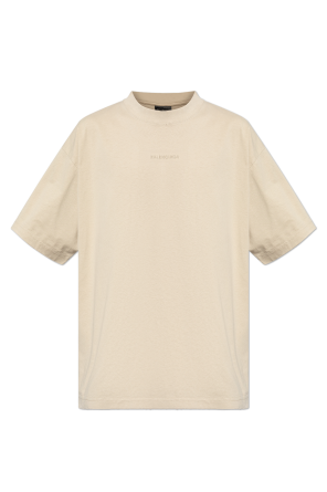 T-shirt with embroidered logo