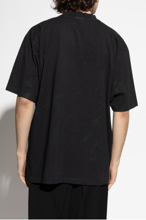 Balenciaga T-shirt z kolorowym nadrukiem