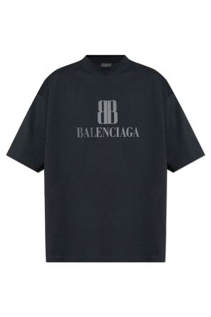 T-shirt with printed logo