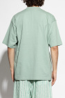 Balenciaga GREEN T-shirt with printed logo