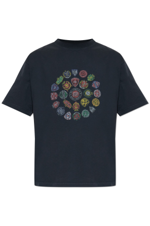 T-shirt with colorful print