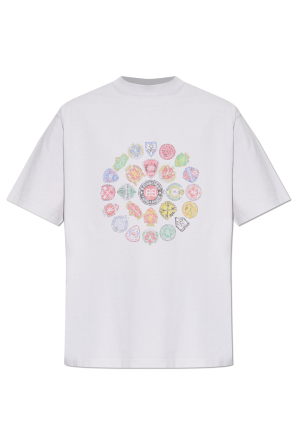 T-shirt with colorful print