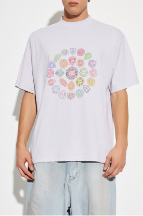 Balenciaga Camiseta con estampado de colores