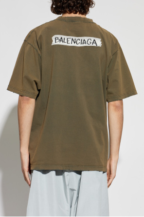 Balenciaga T-shirt with vintage effect