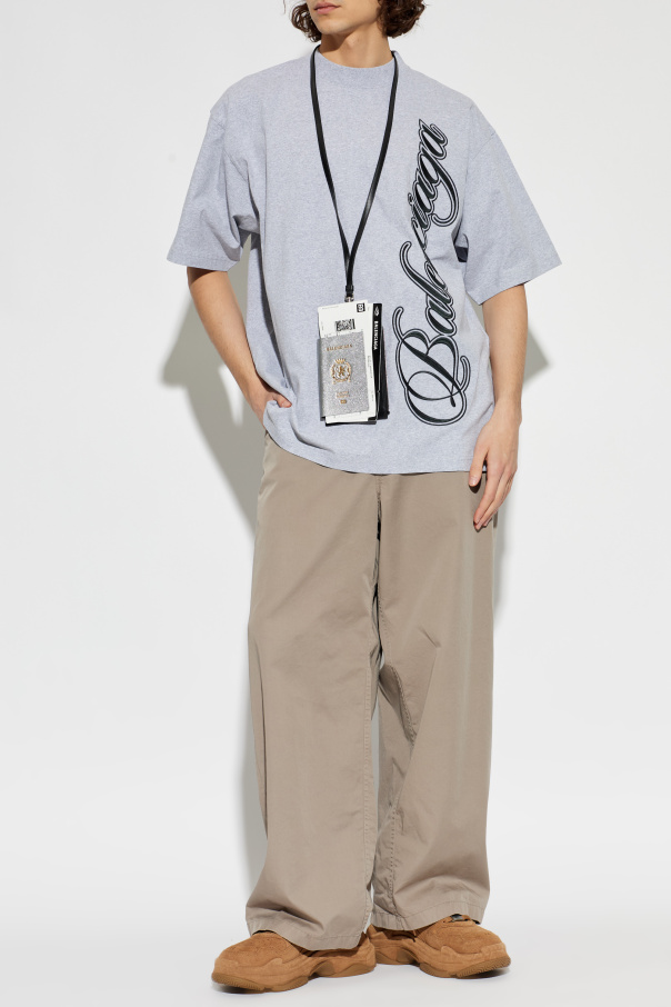 Balenciaga T-shirt com logótipo