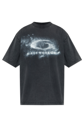 T-shirt with printed logo