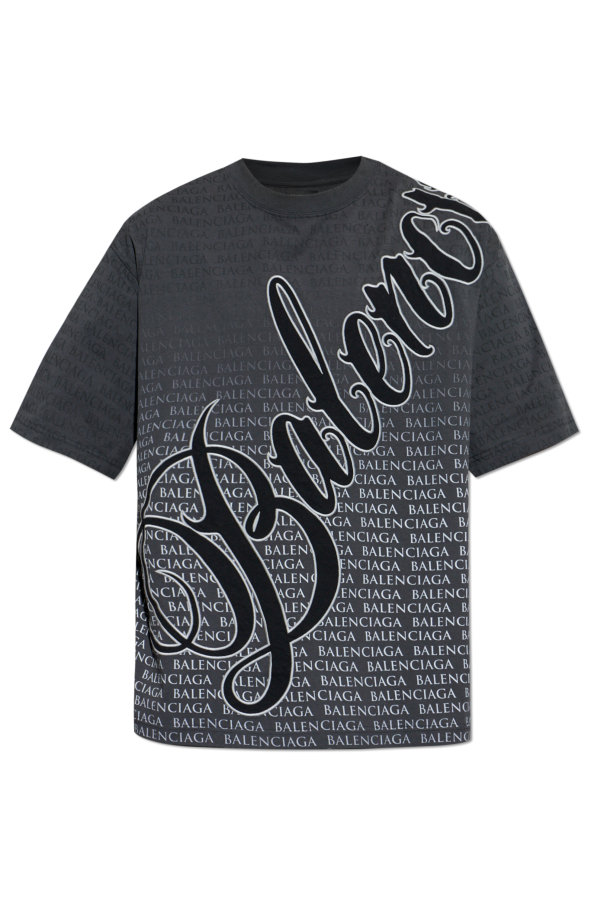 T-shirt with monogram od Balenciaga