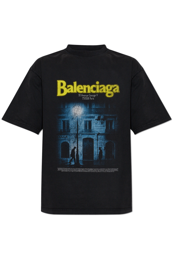 T-shirt with print od Balenciaga
