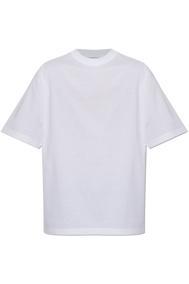 T-shirt with printed logo od Balenciaga