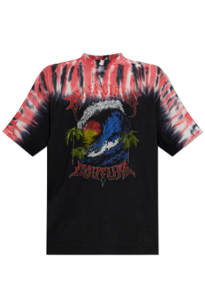 T-shirt with colorful print
