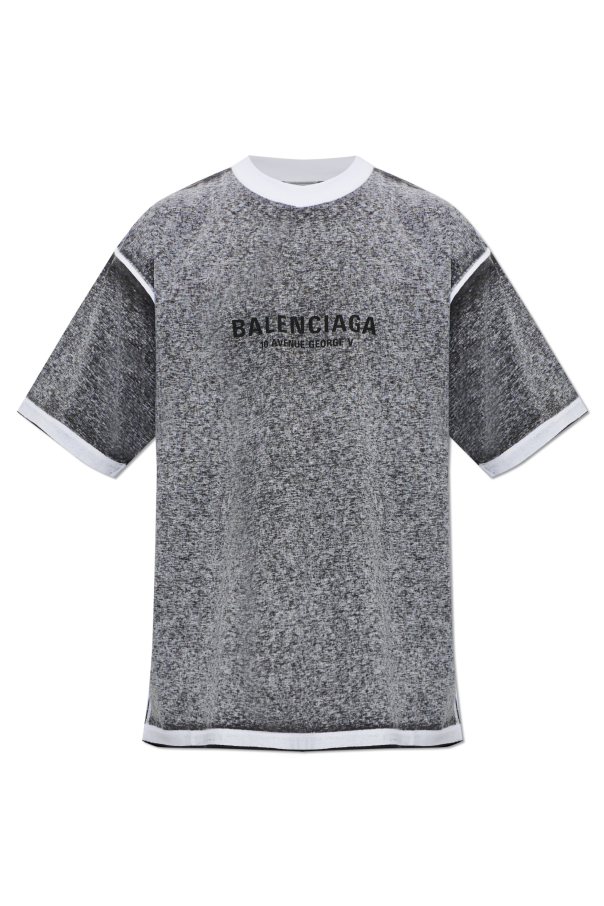 Cotton T-shirt with logo od Balenciaga