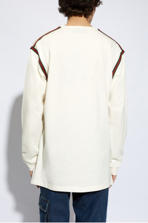 gucci printed T-shirt with long sleeves