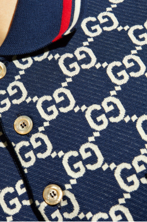 Gucci Polo ze wzorem `GG`