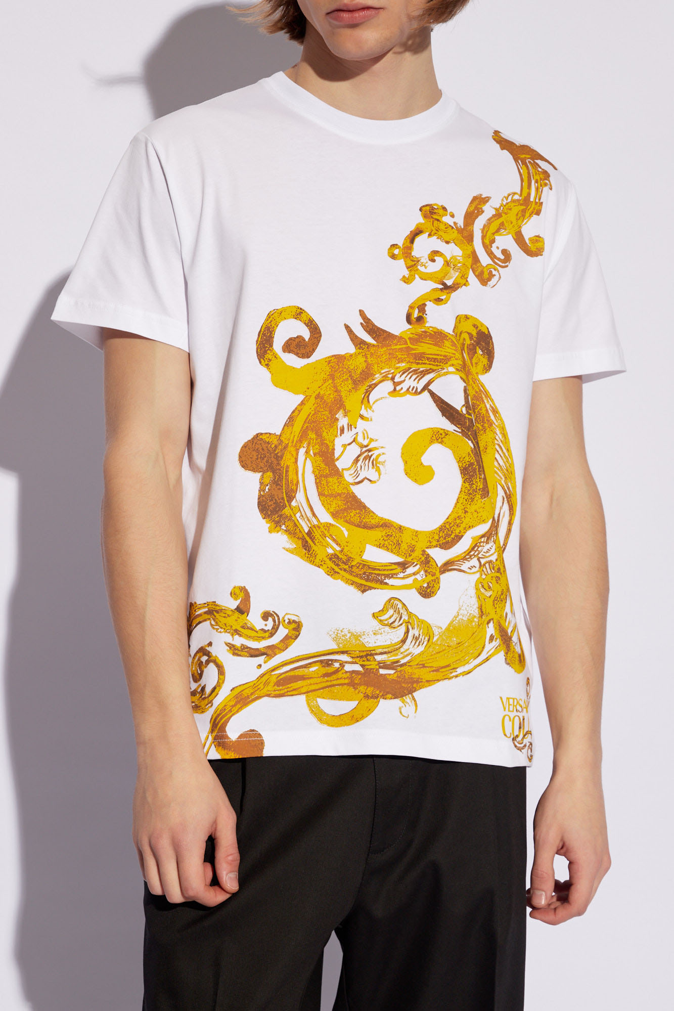 White Printed T-shirt Versace Jeans Couture - Vitkac Germany