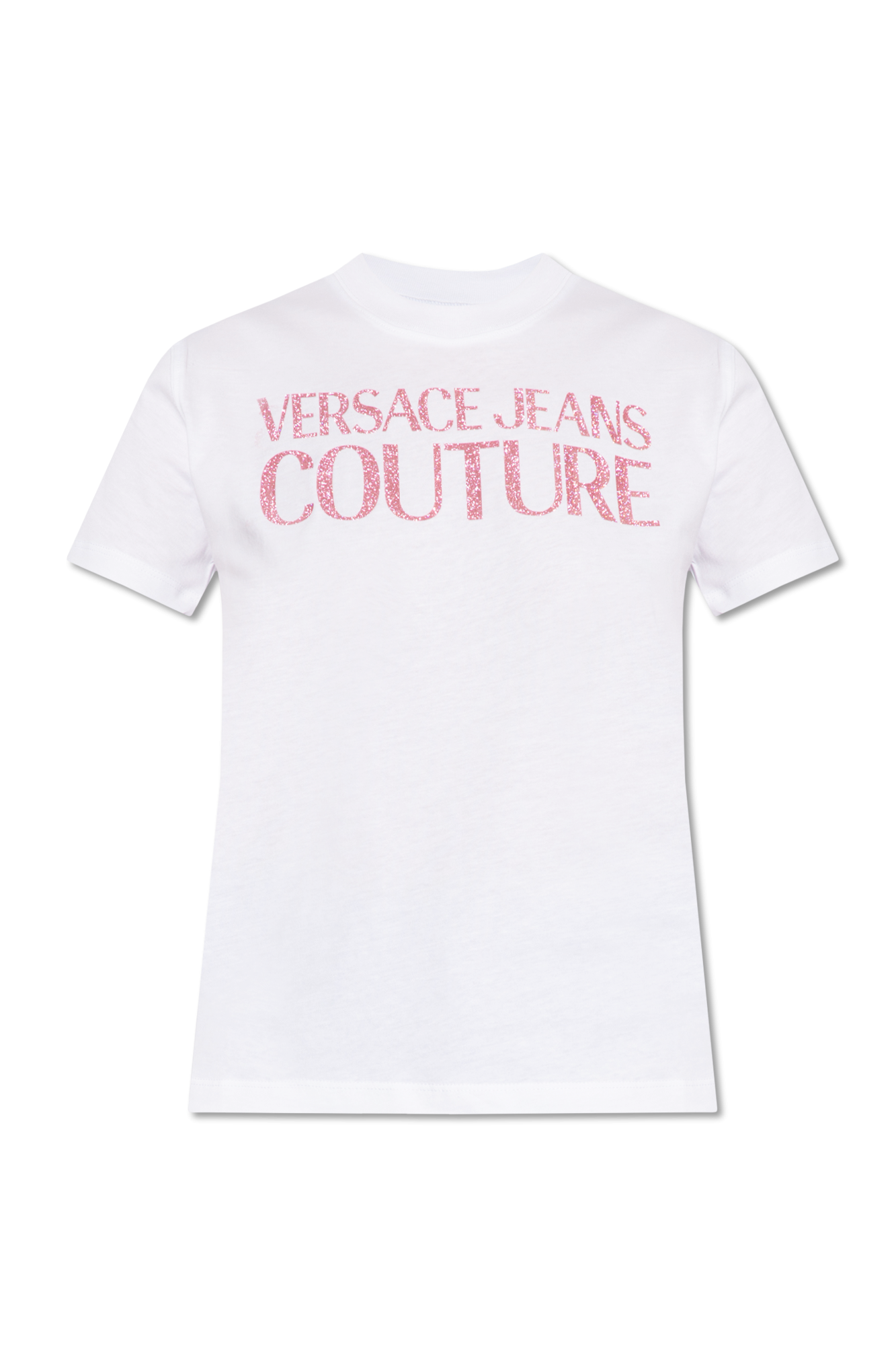 White T-shirt with logo Versace Jeans Couture - Vitkac Italy