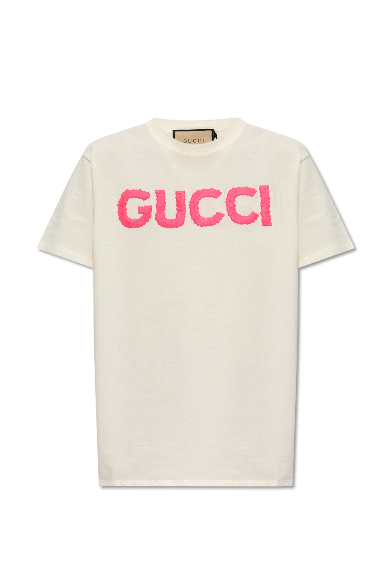 Gucci Logo-embroidered T-shirt