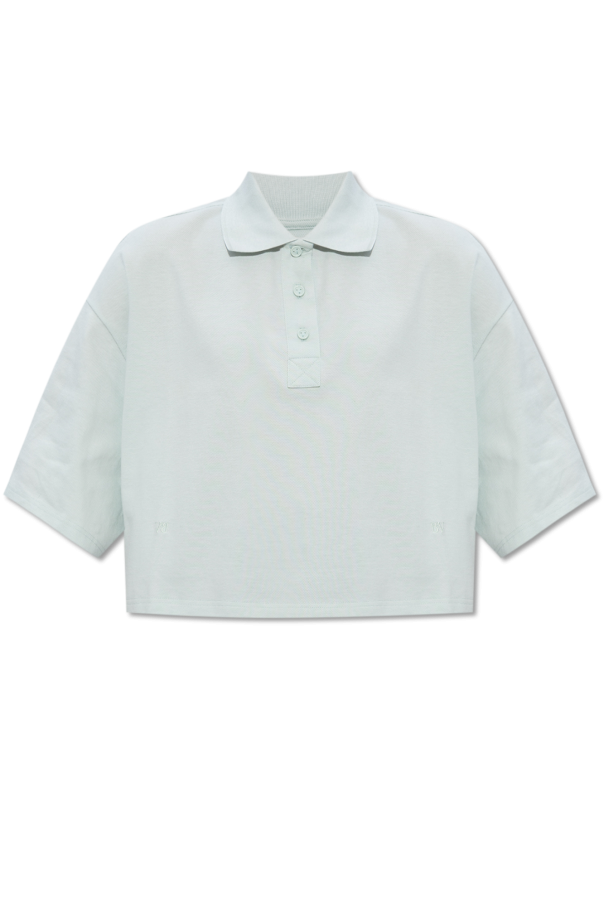 Cropped polo shirt od Bottega Veneta