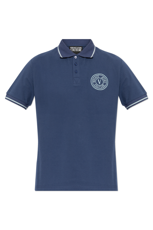 Versace Jeans Couture Polo z wyszytym logo