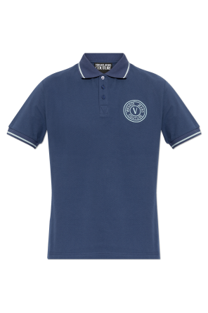 Polo with embroidered logo