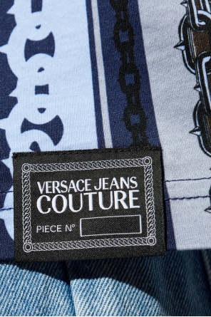 Versace Jeans Couture Wzorzysty t-shirt