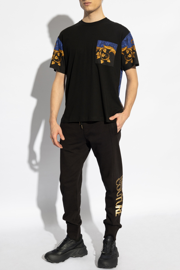 Versace Jeans Couture T-shirt z nadrukiem