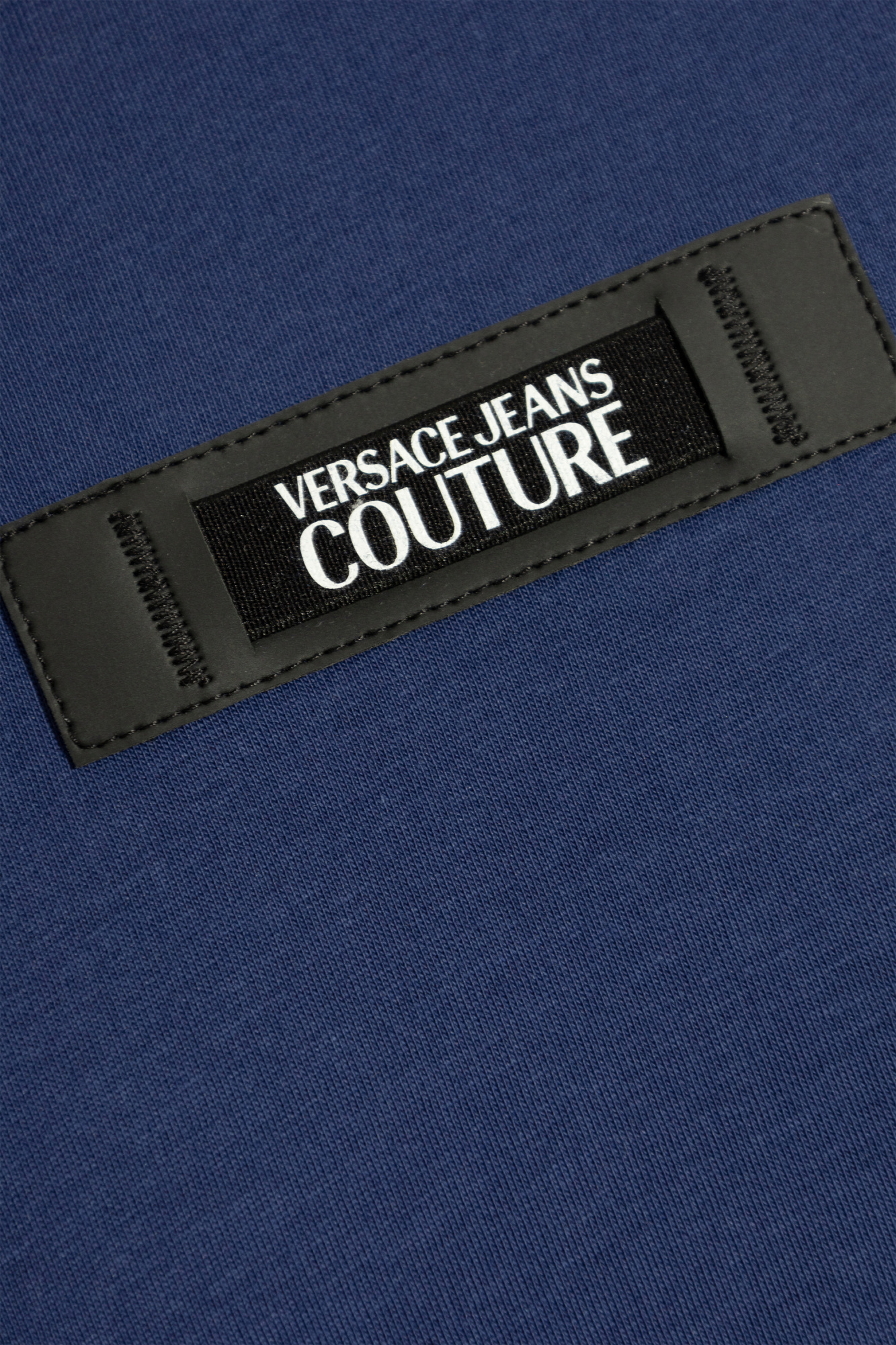 Versace Jeans Couture T-shirt z naszywką z logo