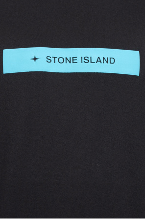 Stone Island Saint Laurent botanical-print metallic shirt