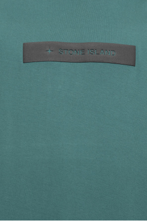 Stone Island logo-print bomber jacket Viola