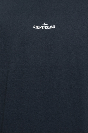Stone Island patchwork-detail panelled shirt